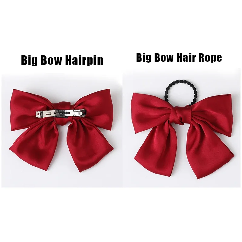 Hair Accessory Big Bows Barrette Headband Fabric Elastic Hair Bands Women Girls Hair Accessories Fashion Korean Clip Accessories