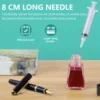 Premium Ink Syringe with Blunt Needle Tip and Luer Lock Suitable for Fountain Pen Refill 3