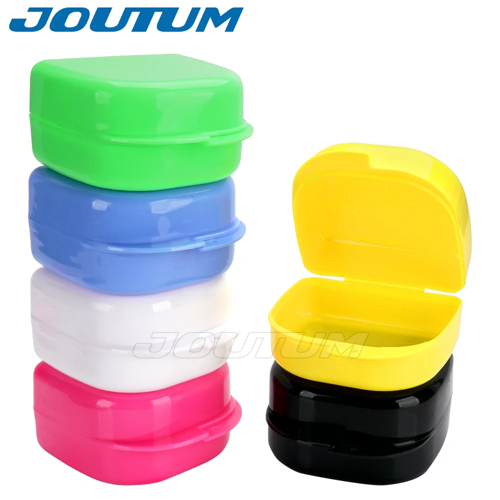 Dental Denture Box False Teeth Protective Case Denture large Tray Box Dental Orthodontic Braces Retainer Case Dentist Tool