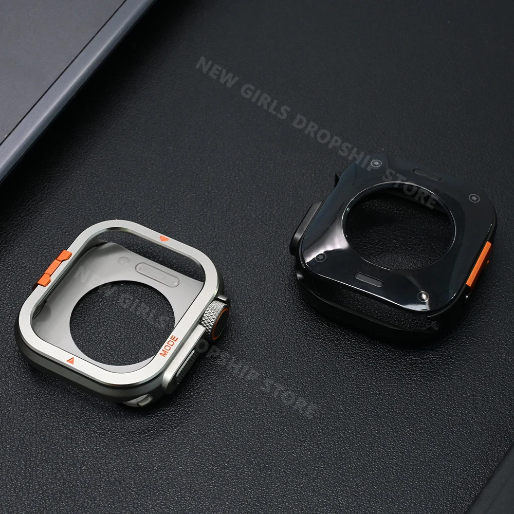 Premium Alloy Protective Case for Apple Watch - Durable PC Bumper Frame Accessory
