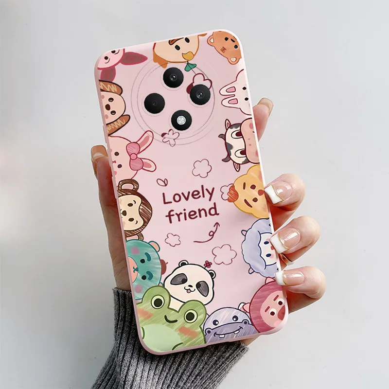 Cute Cat Cartoon Soft Silicone Bumper Protective Phone Case