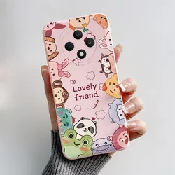 Cute Cat Cartoon Soft Silicone Bumper Protective Phone Case for Reno12 FS (FEN-TGFEN0101)
