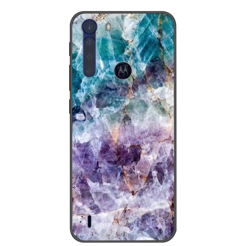 Fashionable Cool Soft Silicone Cover for Motorola One Fusion+ Phone