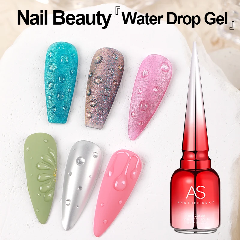 AS Water Drop and Wave Gel Nail Polish 1