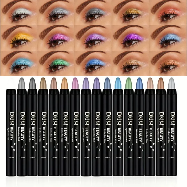 8pcs eyeshadow stick set waterproof long-lasting eye makeup 16 color eyeshadow
