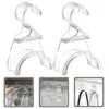 New Multi-functional Hanging Hook Acrylic Creative Bag Hook Reusable Wardrobe Storage Organization Tool Bedroom 1