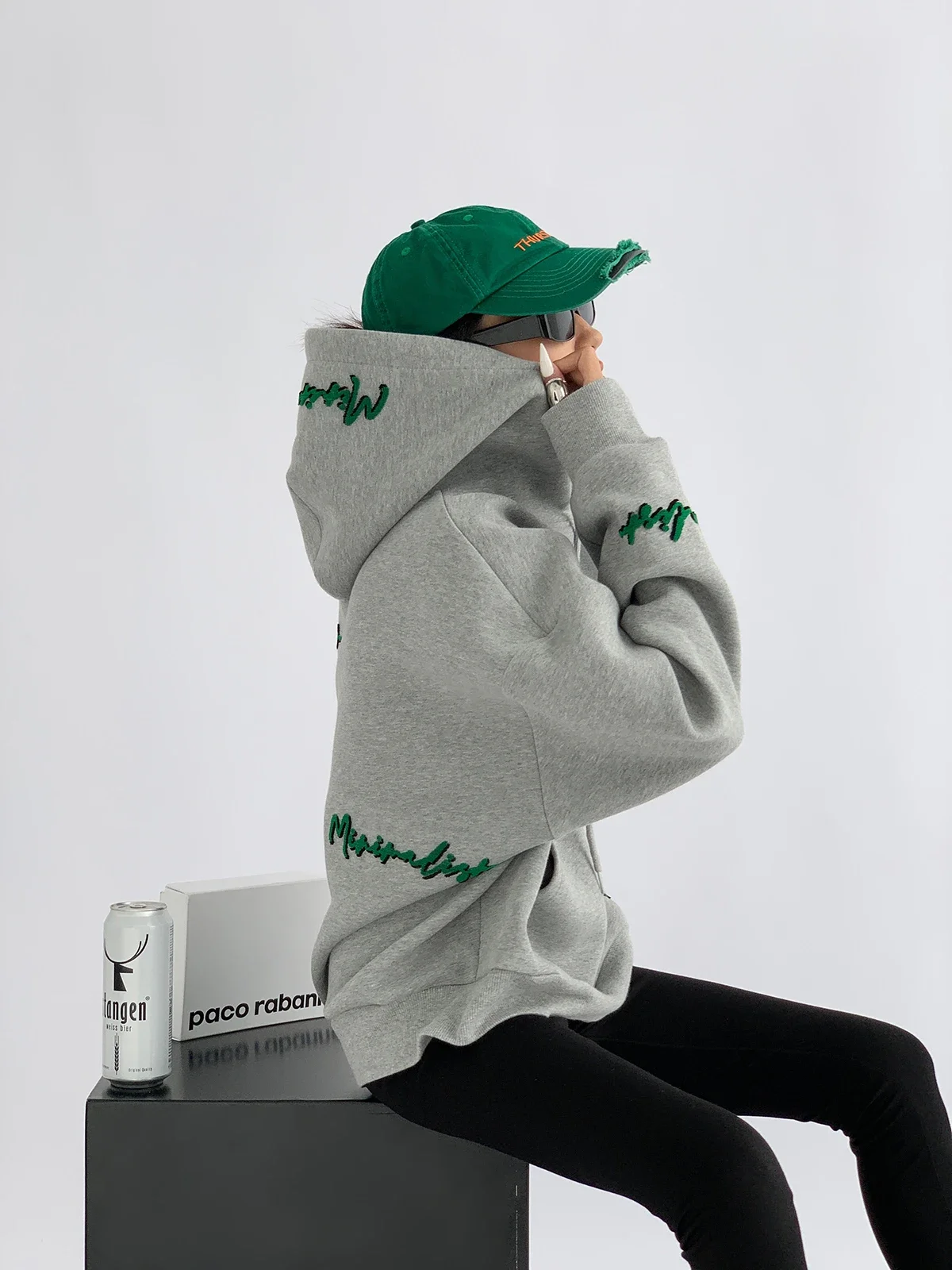 autumn winter fleece hooded Sweatshirt harajuku letter embroidery y2k hoodies women clothes Long Sleeve UNISEX oversized hoodie