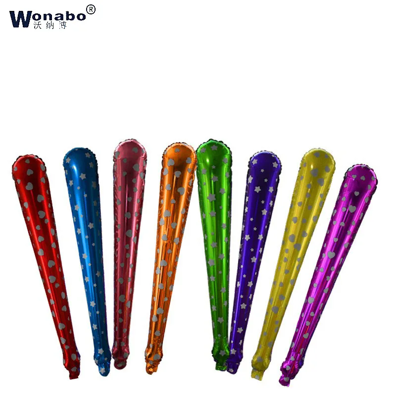 

4pcs Aluminum film balloons, wedding suits, birthday parties, cheering sticks, cheering sticks, baton balloons