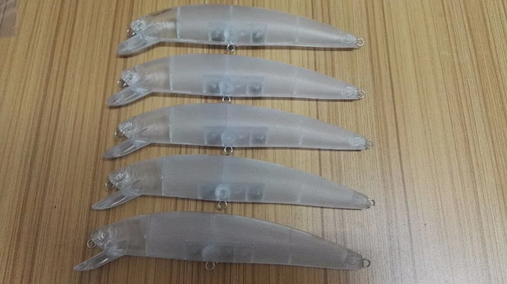 

5pcs Unpainted Crankbait Fishing Lure Body t 33.39g 18.7cm Blank lures Minnorbaits JSS185