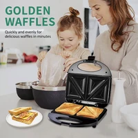 Breakfast Machine Heat-Resistant Handle Pancakes Baker Machine Antiskid Foot Non-Stick Double-sided Heating for Kitchen Gadgets 2
