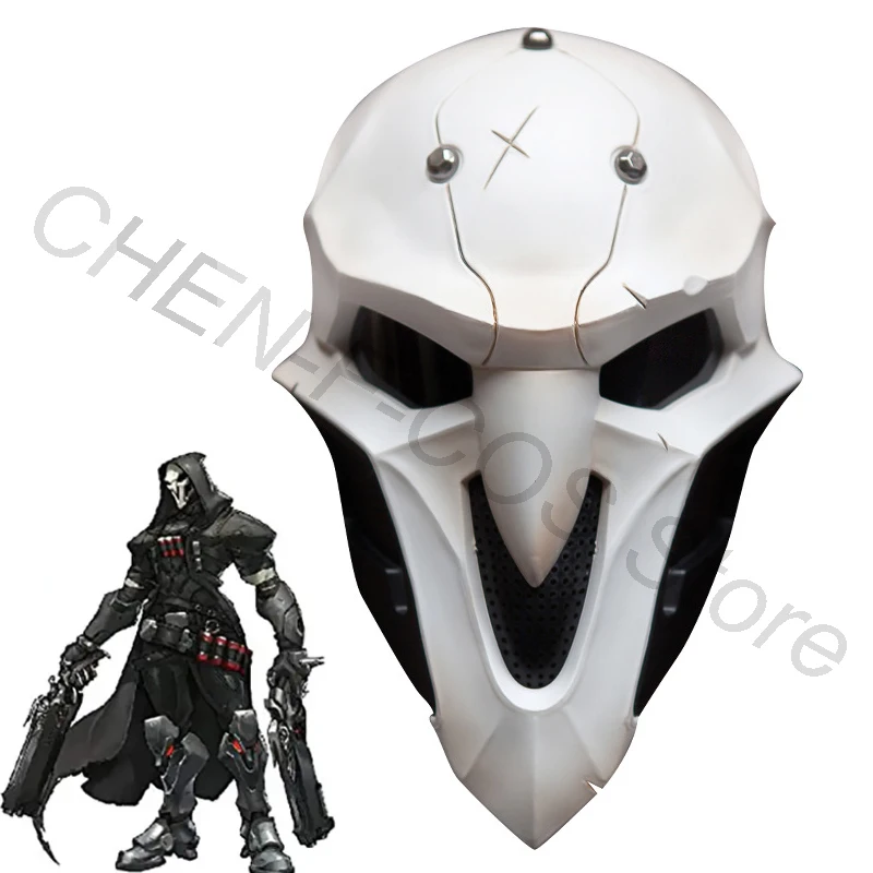 

Overwatch Reaper Cosplay Mask Props Gift Game OW Gabriel Reyes Role Play Uniform Accessories Halloween Christmas Carnival