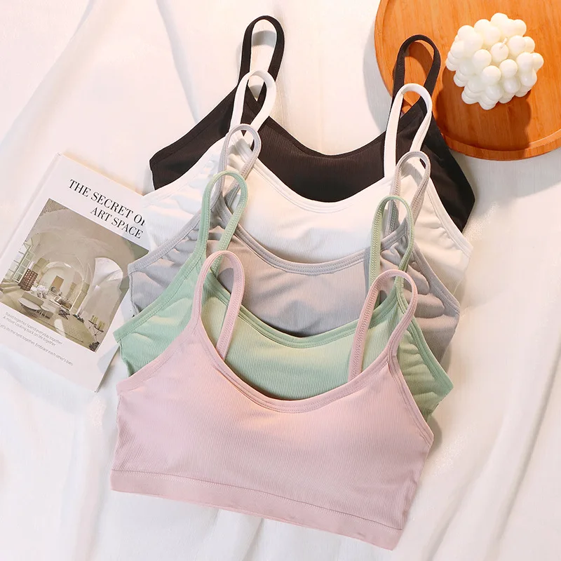 women lingerie bra women tube tops Ice Silk Beautiful Back Underwear All-in-One Wireless Bra Bottoming Anti-Exposed Breathable Girls Tube Top Топики Женские