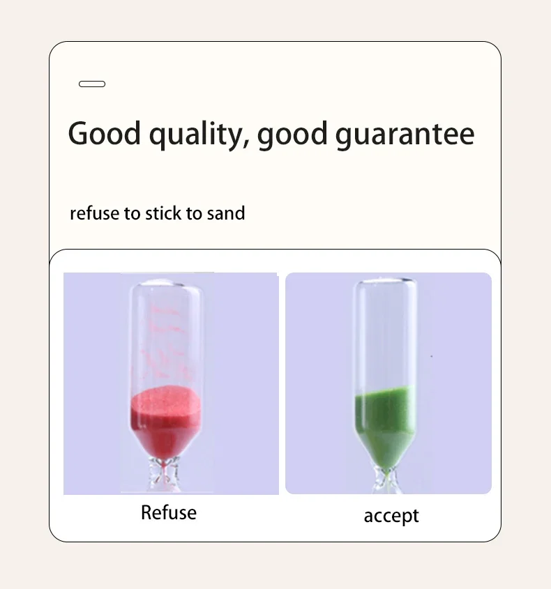 Description Picture 3 of itemBathroom Hourglass Wooden Rotating Timer 15/30min Sauna Timer Wall Mounted Explosion-Proof Glass Hourglass Ornament