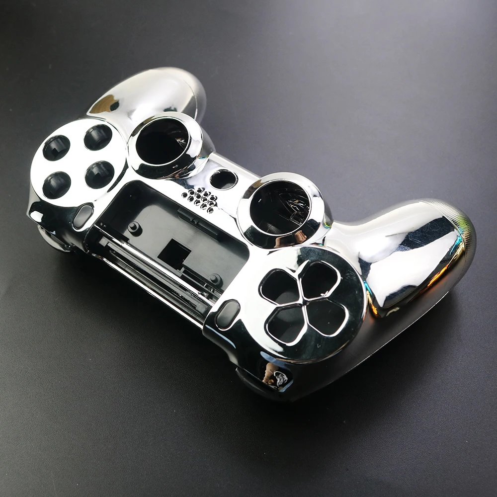 For PS4 Pro JDS 055 050 JDM-055 Mod Kit DIY Repair Chrome Cover Game  Controller Full Housing Case Shell Buttons Replacement Set - AliExpress