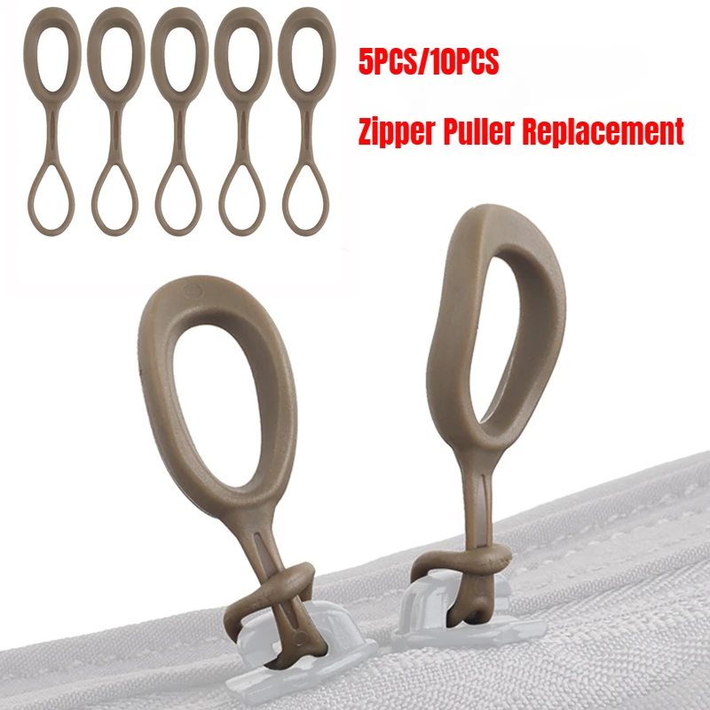 TPE Zipper Puller Replacement for Hunting Vest Backpack Accessories