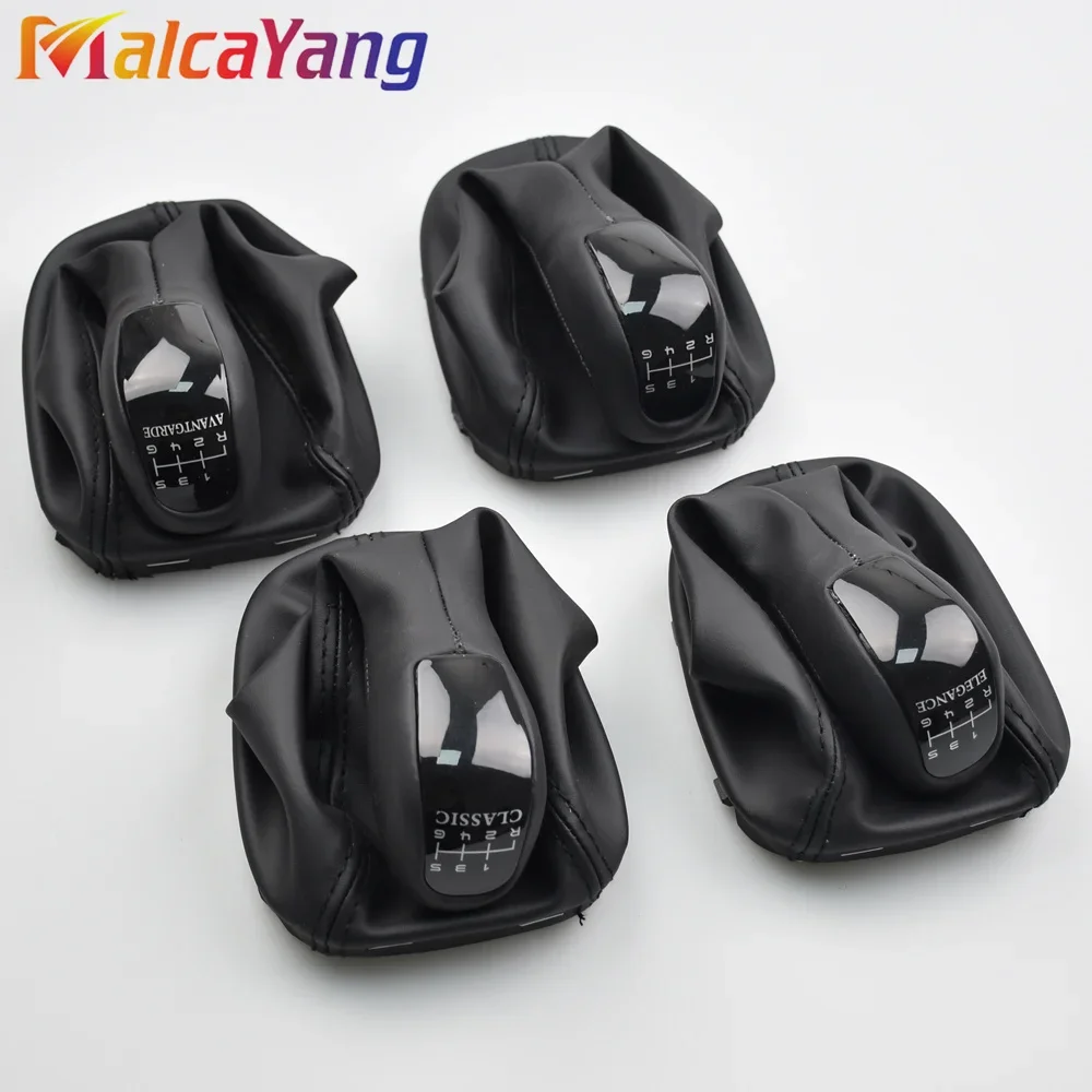 Pomello Del Cambio Per Mercedes Classe C W203 A 6 Marce In Pelle - Foto 8