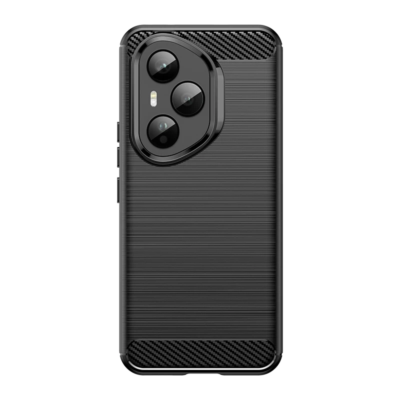 Shockproof Soft TPU Carbon Fiber Phone Bumper Case Cover