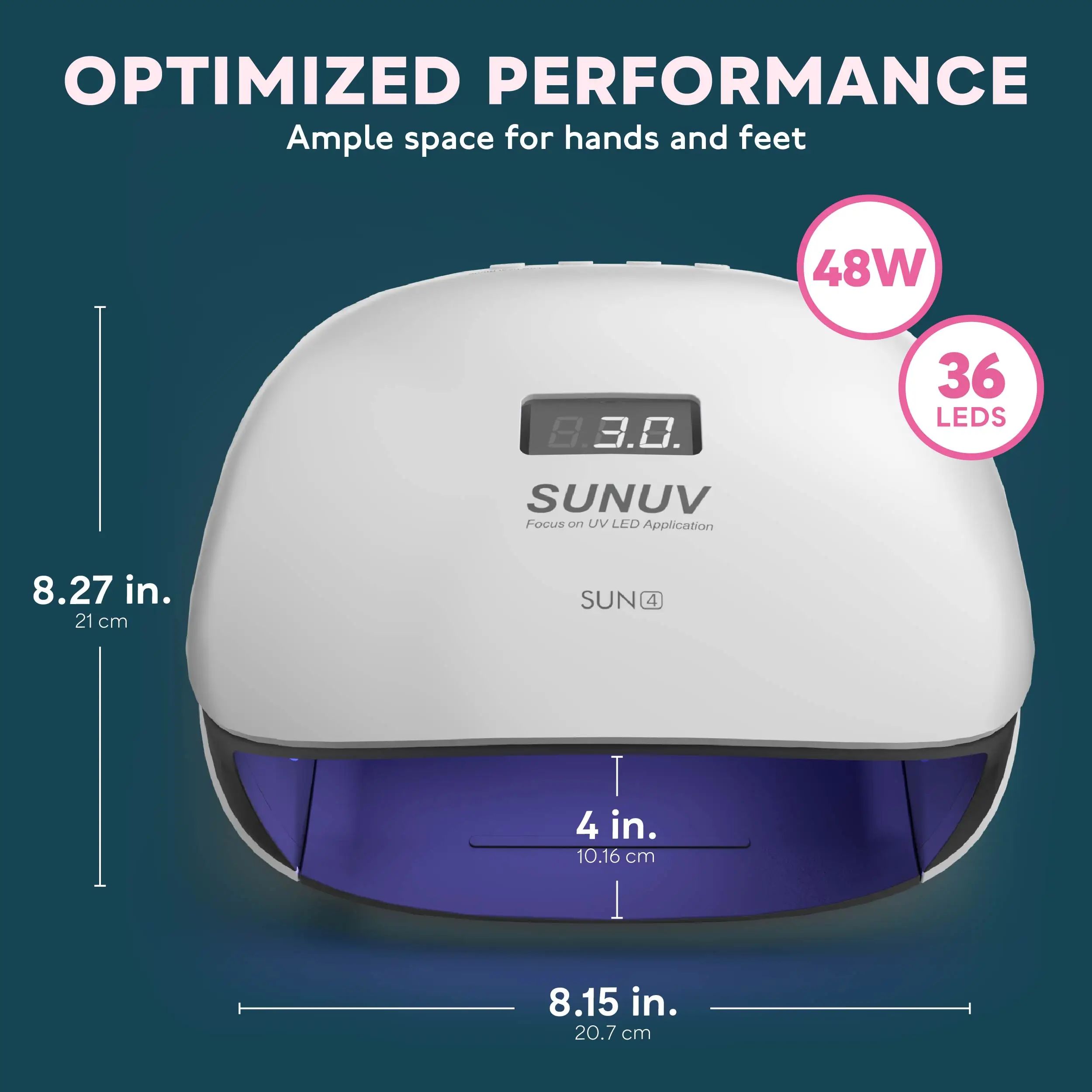 Nail Dryer Lamp UV LED 48W LCD Display Smart UV Phototherapy Nail Art Manicure Tool Ladies Gift nail art tools nail manicure tools nail manicure accessories
