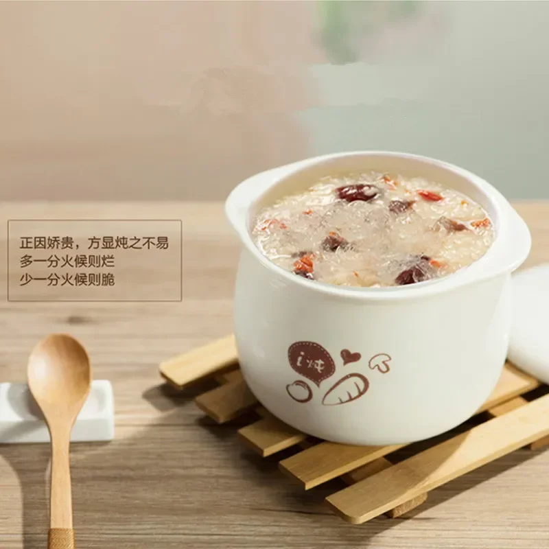 Bear Porridge Pot Baby Food Supplement Soup Birds Nest Electric Stew Pot Water Stew Household Electric Ceramic