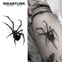 Spider  Temporary Tattoo,Lasts To 15 Days New Technology Magic Waterproof Semi Permanent Sticker. 1