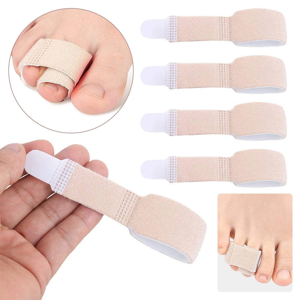 Overlapping Toes Corrector Improve Foot Health Curled Toes Straighteners Brace Orthopedic Separator for Broken Crooked 4Pcs