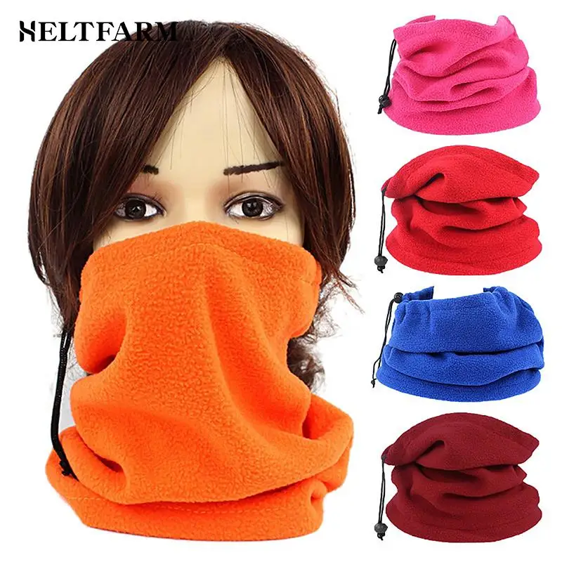 

Cycling Ski Sport Camping Hiking Scarf Fleece Warm Winter Windproof Neck Tube Scarf For Men Women Bandana Mask Half Face Cover