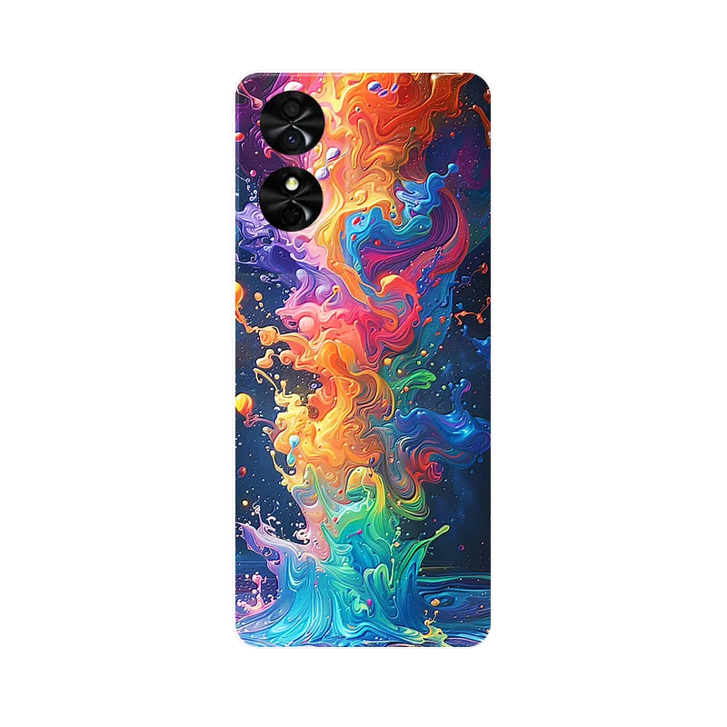 Wolf Painted Shockproof Soft Silicone Phone Case