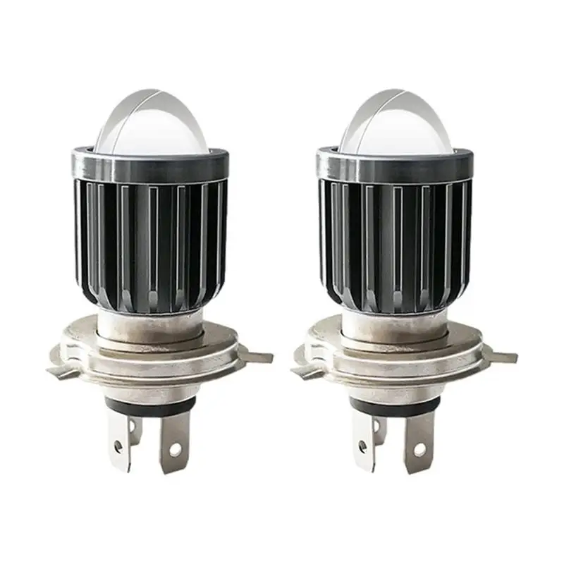 

2pcs H4/H6 LED Headlight Bulb 6000K Adjustable Headlight Lamps 360 Lighting Fog Light Automobile Headlight Bulb