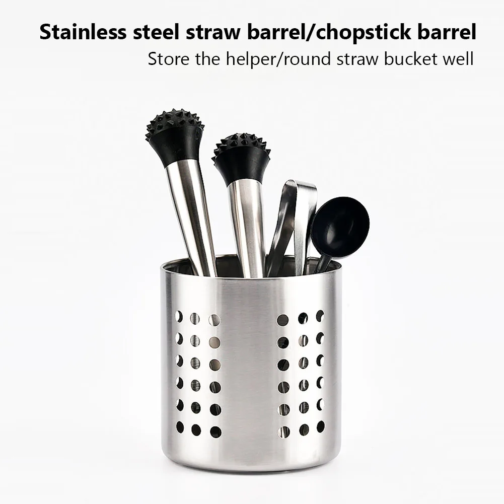 Stainless Steel Cooking Utensil Holder Flatware Caddy Cookware Cutlery Holder Weighted Base for Organize Drawers and Countertops