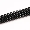 Natural Stone Bead Black Tourmaline Round Loose Spacer Gemstone 4 6 8 10 12mm For Jewelry Making Diy Bracelet Necklace Accessory 2