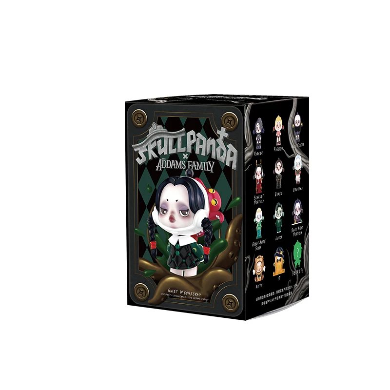 thumbnail image 1 of POP MART Skullpanda x The Addams Family Series Blind Box Toys Mystery Box Mistery Figure Caja Surprise Model Birthday Gift, 1 of 5