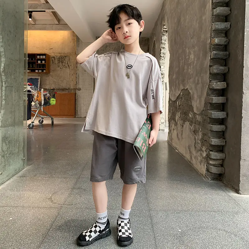 Louis Vuitton boy set, t-shirt, shorts, white/black Children s Sets Clothing  Mother Kids - AliExpress