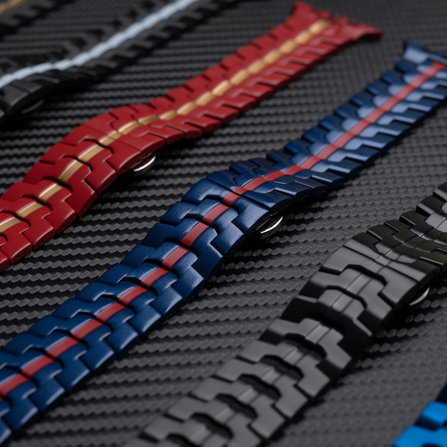 Luxury Titanium Stainless Steel Watch Strap - Premium Metal Bracelet