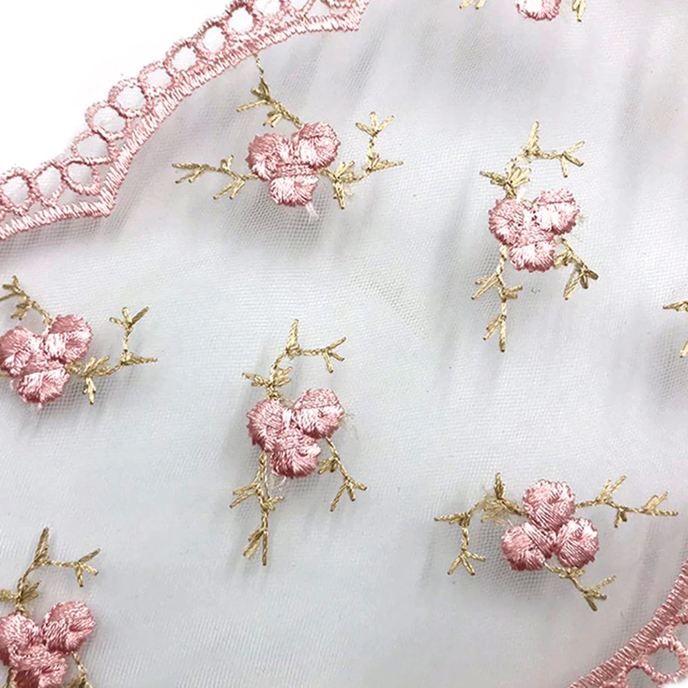 2 yard Colorful Embroidered Lace for Lolita Doll Clothes Undergarments Accessories lace fabric lace sewing supplies lace sewing accessories lace accessories lace garment accessories clothing craft accessories