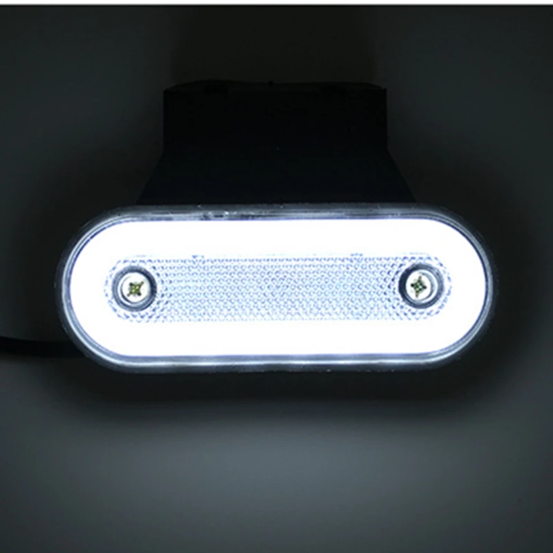 10pcs 12V-24V Truck Side Marker Light LED Trailer Lights Reflector Bus Van Clearance Lights For DAF truck For Isuzu