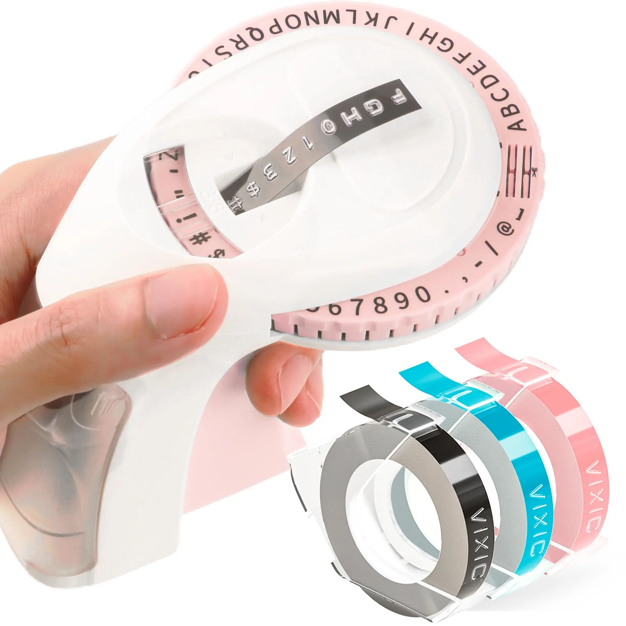 

Машина для тиснения этикеток Omega S, портативный принтер для тиснения этикеток, 3D Ручная Рабочая машина для дома, школы, офиса