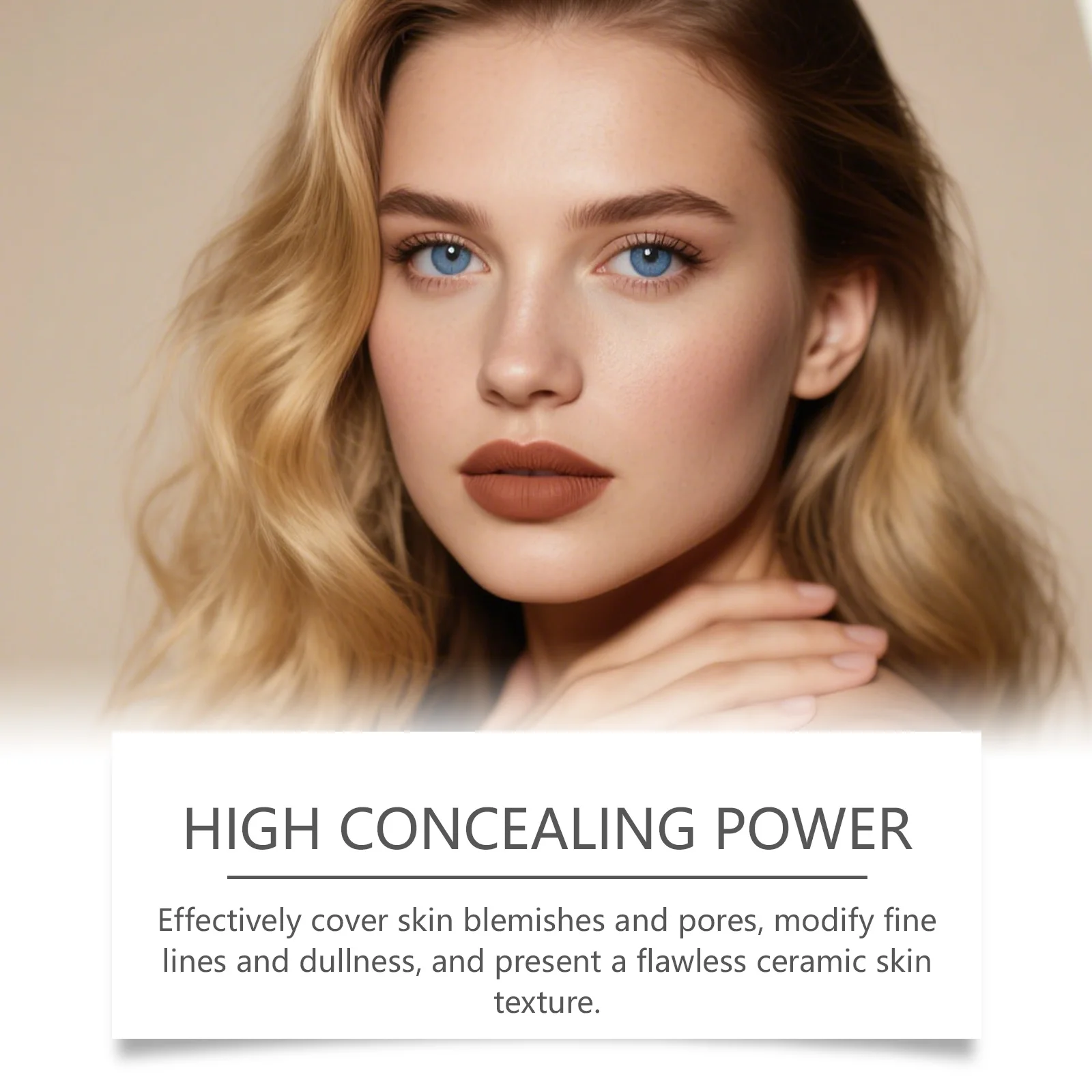 Foundation Make-Up Stick Double Head With Brush 3 Colors Lightweight Moisturizing Brighten Matte Concealer 2IN1 Foundation Stick_voghion.com