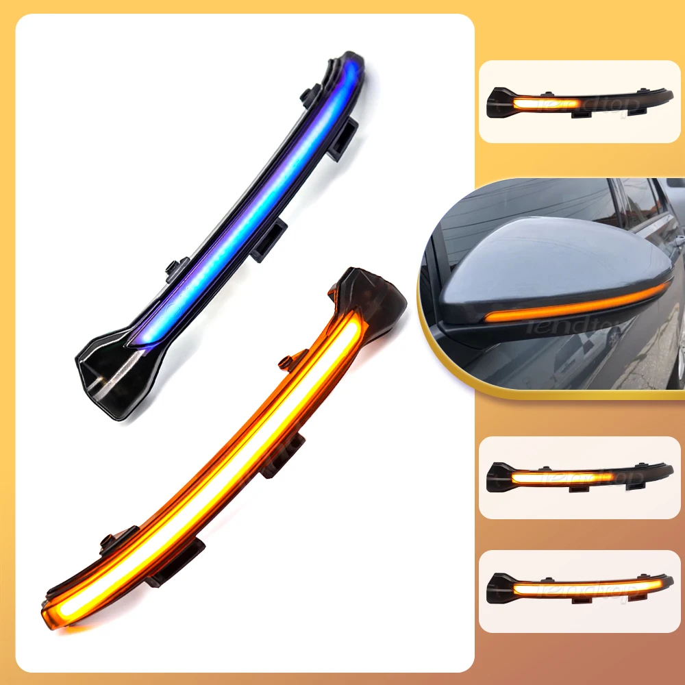 Led Dynamic Turn Signal Light Side Mirror Sequenziale Blinker Per Vw Volkswagen Golf 7 Jetta Mk7 Vii Mk7 Golf 7.5 Gti R Touran