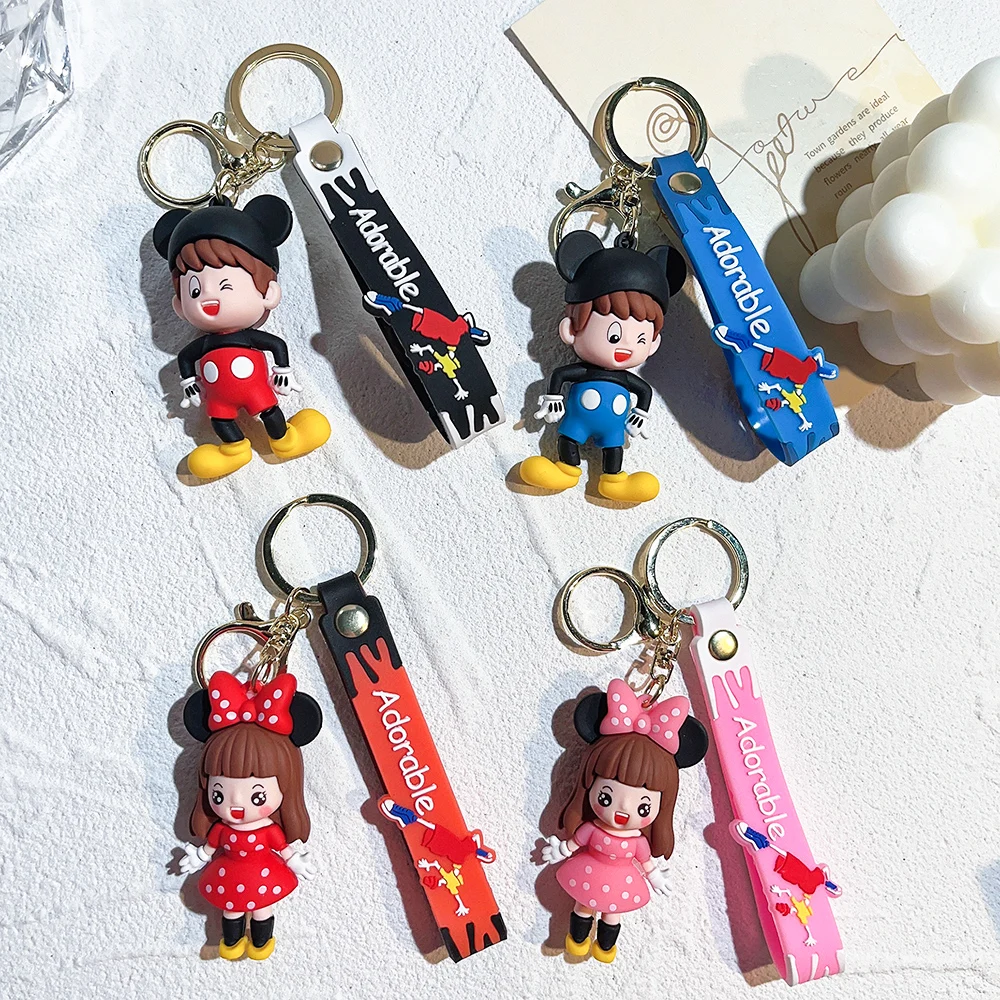 Buy Wholesale China Cute Holder Luxury Custom Pu Leather Mickey Keychain  Accessories Key Ring Key Chain Keychain & Key Ring at USD 1.2