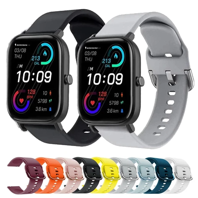 correa de reloj de silicona de 20 mm para amazfit Guatemala