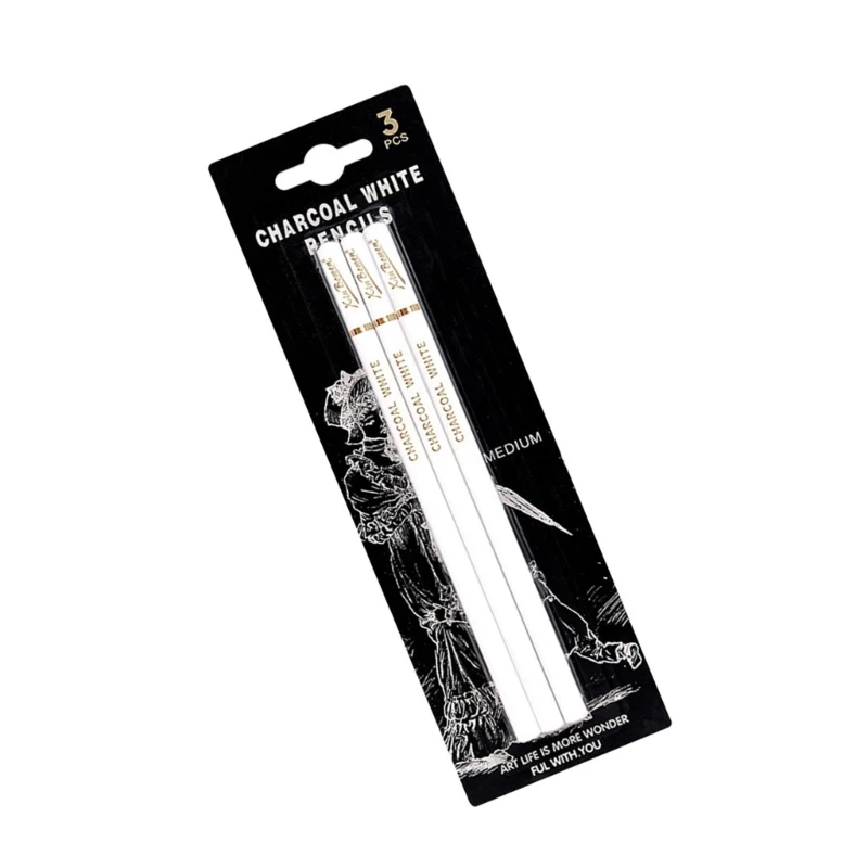 Highlight Pencil Drawing Charcoal Pencils for Shading Sketching 2/3/4 Pcs/Set