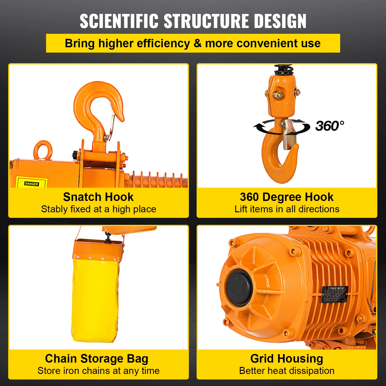 Electric Chain Hoist for Garage Lifting