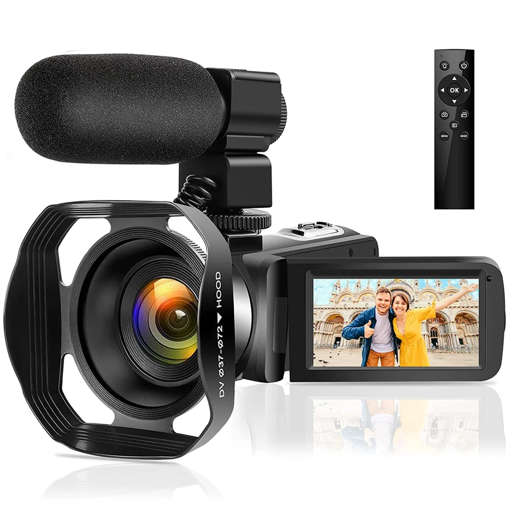 

56MP 4K Video Camera Vlogging Camcorder For Youtube Live Stream WIFI Webcam Night Vision 16X Zoom Photography Digital Recorder