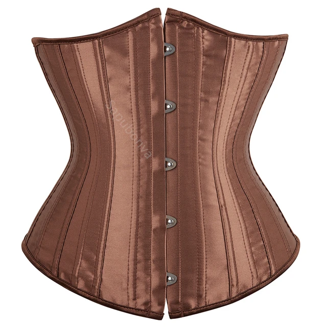 Cintura Cincher Underbust Espartilho Espiral de Aço Desossado