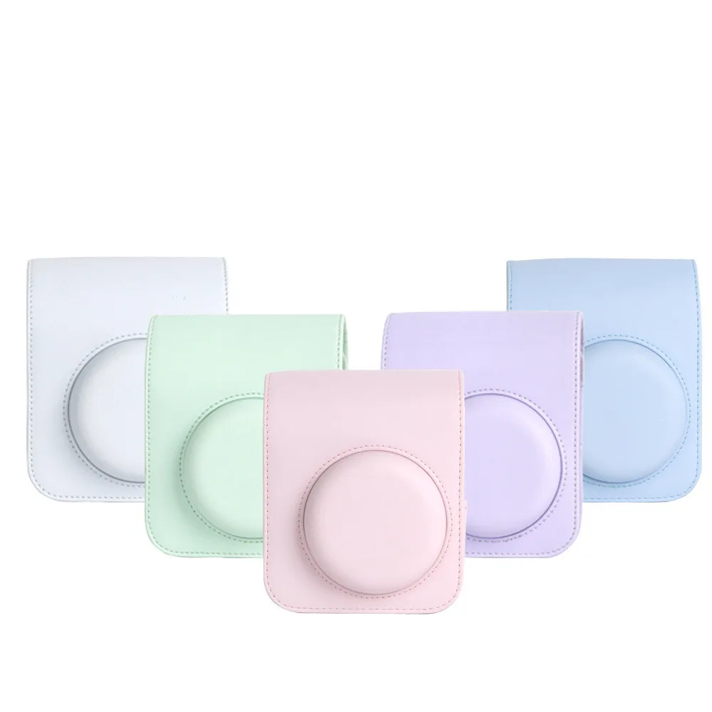 For Instax Mini 12 Camera Case PU Leather Soft Protective Case