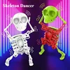 Halloween Toy Wind-up Dancing Skeleton Toy Kids Toddlers Mini 3D Print Shaking Skull Spring Clockwork Toy Funny Halloween Gifts 1