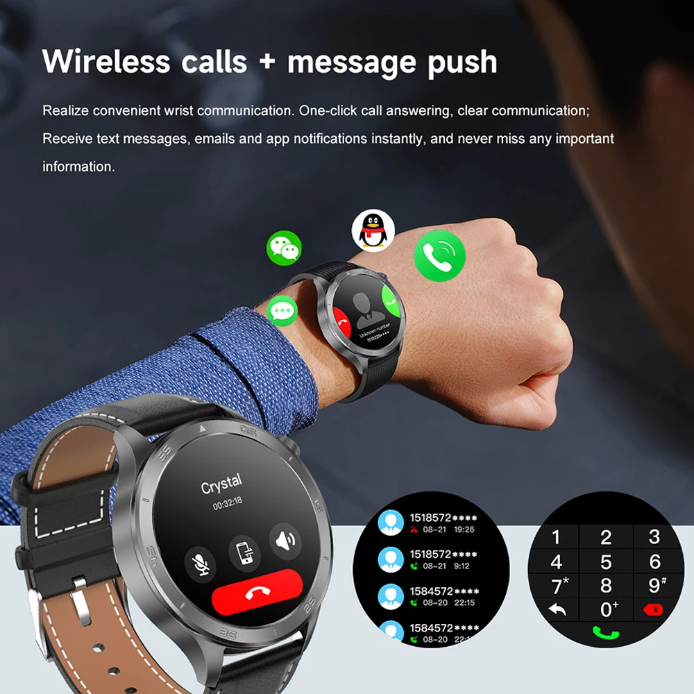 OPPO X2 Bluetooth Call Smart Watch Men GPS Outdoor Sports NFC Health Monitoring Fashion Watch 2025 New Smartwatches Android ios