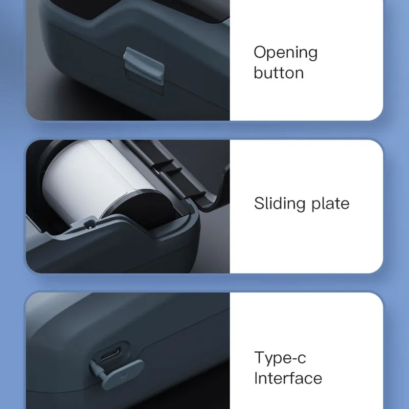 Niimbot b1 Impressora de Etiquetas Térmicas Bluetooth Portátil Etiqueta de Bolso Maker Barcode qr Code Etiqueta Auto-adesiva Máquina de Rotulagem - Imagem 5