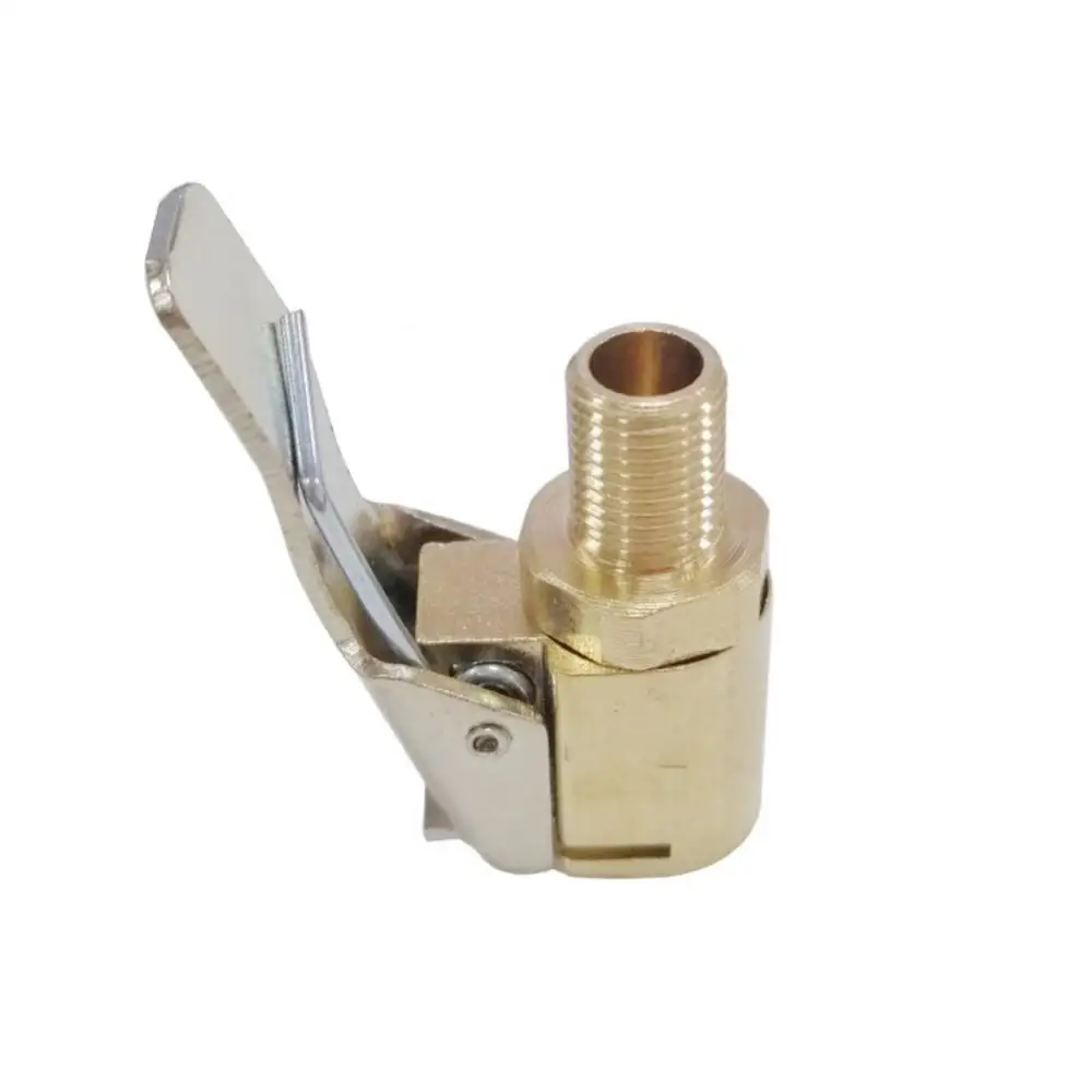 Brass Tire Inflator Chuck Adapter for Cars & Bikes