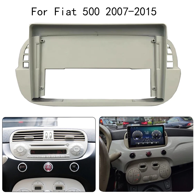 Plaque de réparation pour cadre de lunette arrière Fiat 500